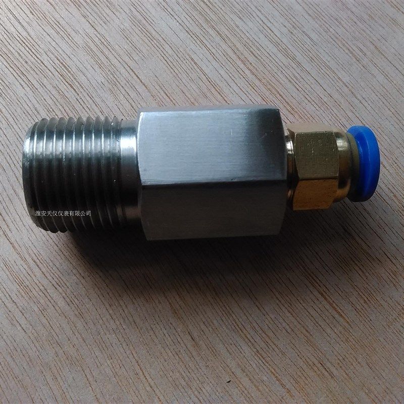 铜合金压力转换接头 气源管可插拔接头 铜材质快速插拔接头