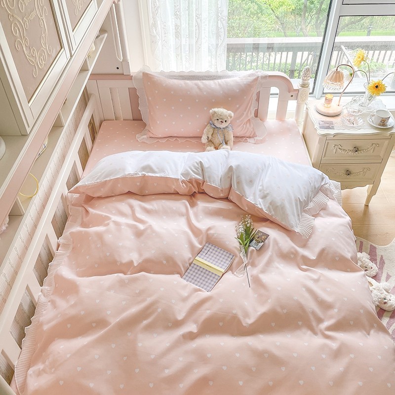 宿舍床上三件套女生单人床单被套公主风大学上下铺被单90学生被褥