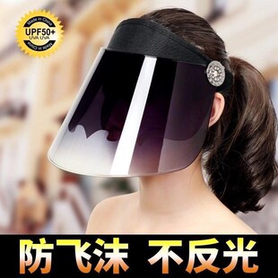 电动自行车防雨帽男女防雨防风帽透明面帽烹饪防雨帽防油