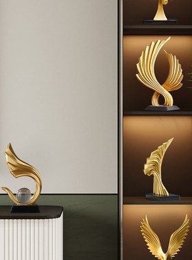 酒柜装饰品摆件家居饰品电视柜轻奢高档现代客厅玄关办公室高级感