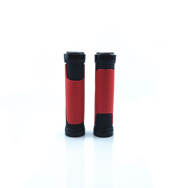 自行车橡胶把套山地车双边锁死防滑手柄单车配件骑行装备彩色404