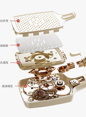 淋浴花洒套装枪灰色奶白色全铜淋浴器花洒家用恒温增压喷头浴室洗