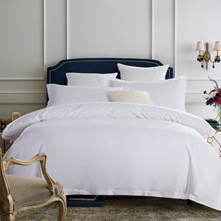 酒店四件套白色宾馆被罩床上用品床单被套酒店民宿旅店布草