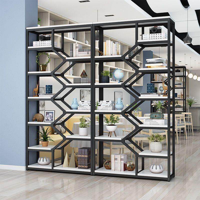 办公室隔断置物架多层书架展示架客厅隔断屏风置物架玄关柜装饰架