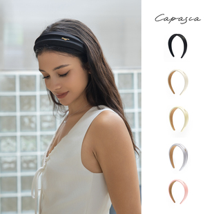 CAPASCA卡帕萨小众设计极简缎面发箍