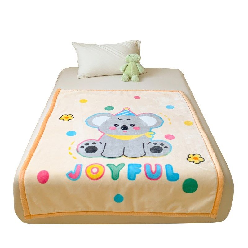 儿童毛毯2024新款卡通拉舍尔毯子婴儿云毯幼儿园午睡毯加厚小被子,床上用品,休闲毯/毛毯/绒毯,淘宝优惠券,粉丝福利购,淘宝优惠卷