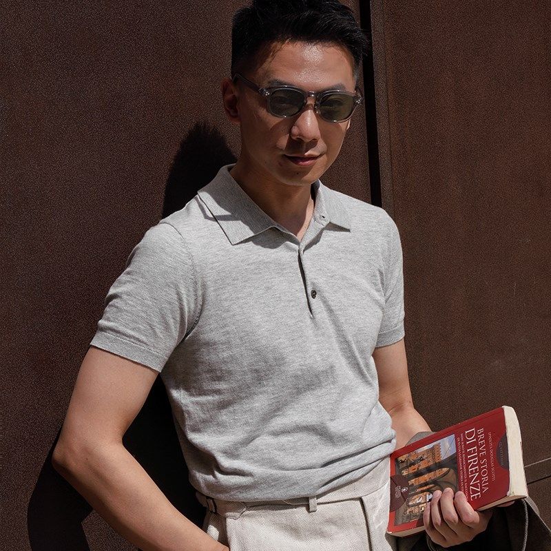 CM那不勒斯皇后长绒棉丝混纺男短袖春夏休闲polo针织T恤,男装,Polo衫,淘宝优惠券,粉丝福利购,淘宝优惠卷