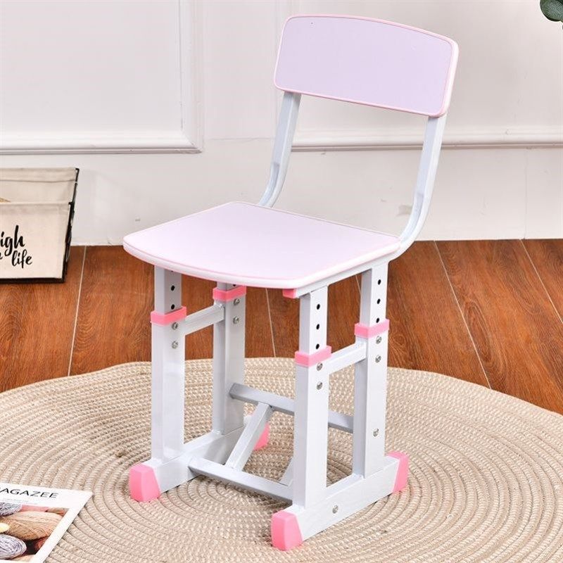 儿童学习椅子小学生家用写字椅升降椅简易靠背小凳子书桌用可调节