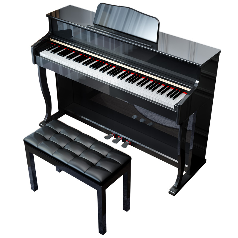 九品电钢琴88键重锤家用专业成年初学者学生儿童幼师专用电子钢琴