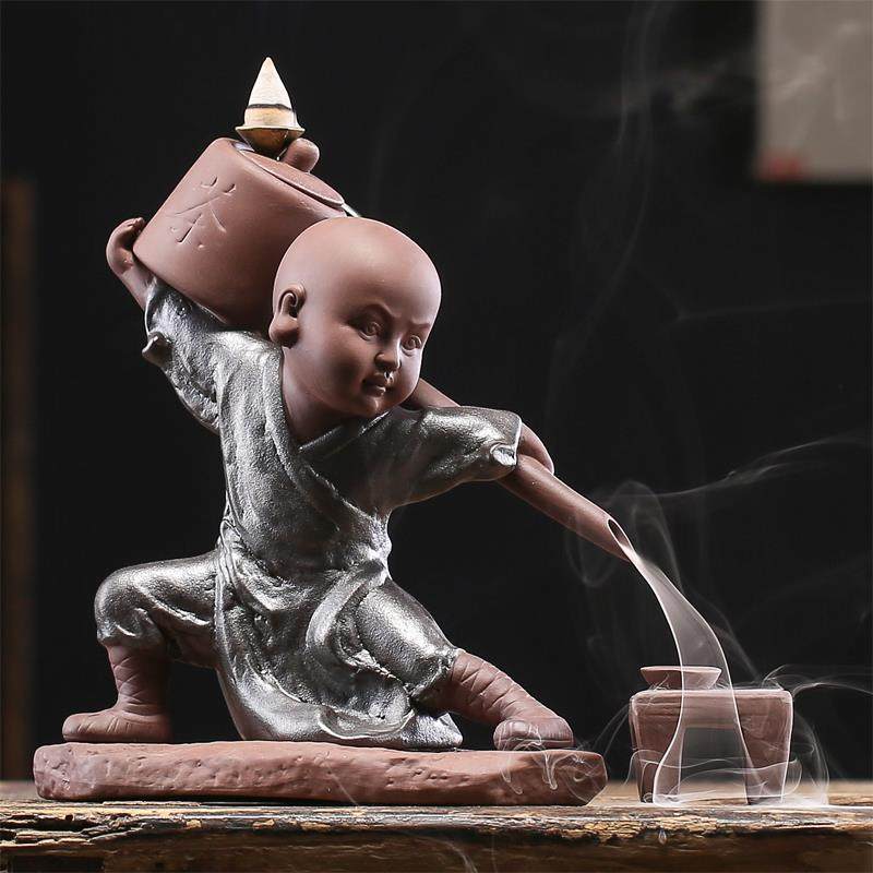 创意紫砂倒流香香炉香道香座家用个性室内香薰炉茶道居室装饰摆件,家居饰品,香托/香盘/香座/香插,淘宝优惠券,粉丝福利购,淘宝优惠卷