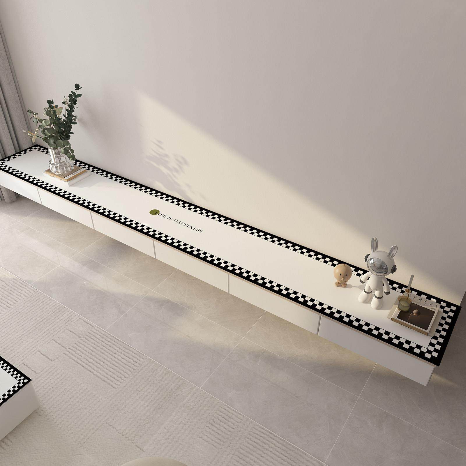 电视柜台面保护垫鞋柜盖布玄关柜子餐边柜防水防尘新款皮革垫免洗,居家布艺,桌布,淘宝优惠券,粉丝福利购,淘宝优惠卷