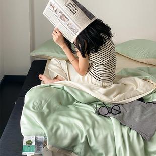 夏季 轻奢丝滑60支天丝夏被 莱赛尔纤维空调被可水洗夏凉被薄被子