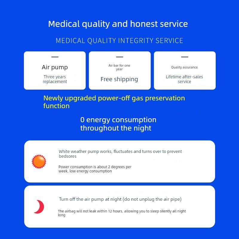 鱼跃气垫床老人防褥疮医院同款单人瘫痪病人翻身充气床垫卧床老人