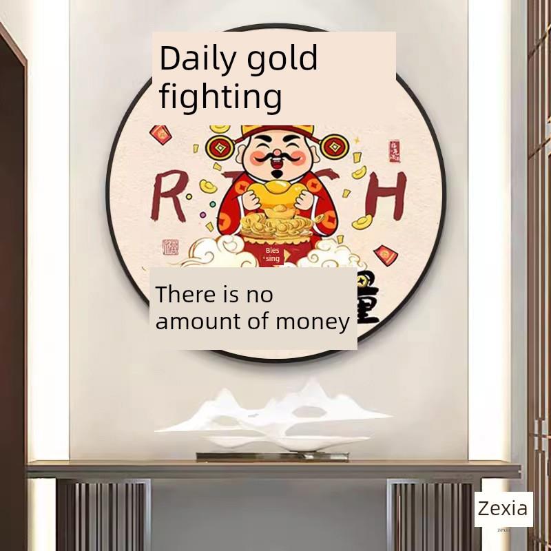 餐厅每日金斗黄金钻石刺绣钻石十字绣5D钻石画满钻石新客厅2025喜