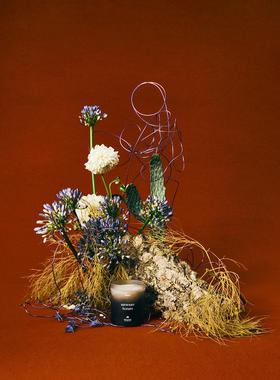 ASUCH 木兰百合清香 再好不过 无烟香薰蜡烛卧室清新助眠玻璃送礼