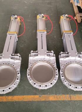 智工气动双向密封刀闸阀不锈钢浆液阀ZGLP67FX-10P-16PDN400