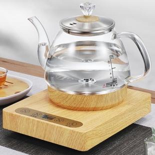 自动烧水壶玻璃电热茶炉家用茶吧机小型饮水机 底部上水单壶涌泉式