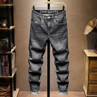 黑色牛仔裤男2025新款潮牌时尚