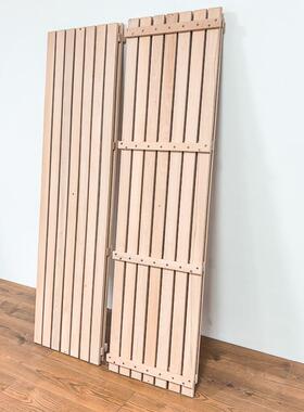 307木作榉木排骨架实木床架子定制升级加厚通用无胶水床板原木