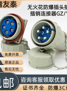 乐清友泰防爆三相五极插头60YT-5J插座航空插销连接器15GZ-5K