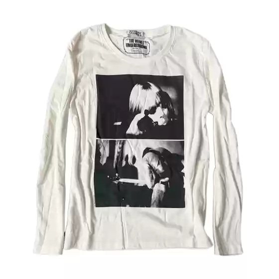 [in Stock, Immediate Dispatch] Hysteric Glamour Thinking Portrait Print Long Sleeve