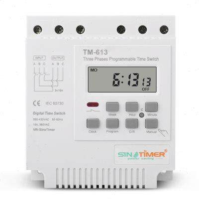 直销智能定时控制开关三相380xV自动断电时间控制器613水泵增氧大