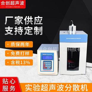 超声波纳米分散仪 小型实验超声波分散机混合器教学科研用一体式