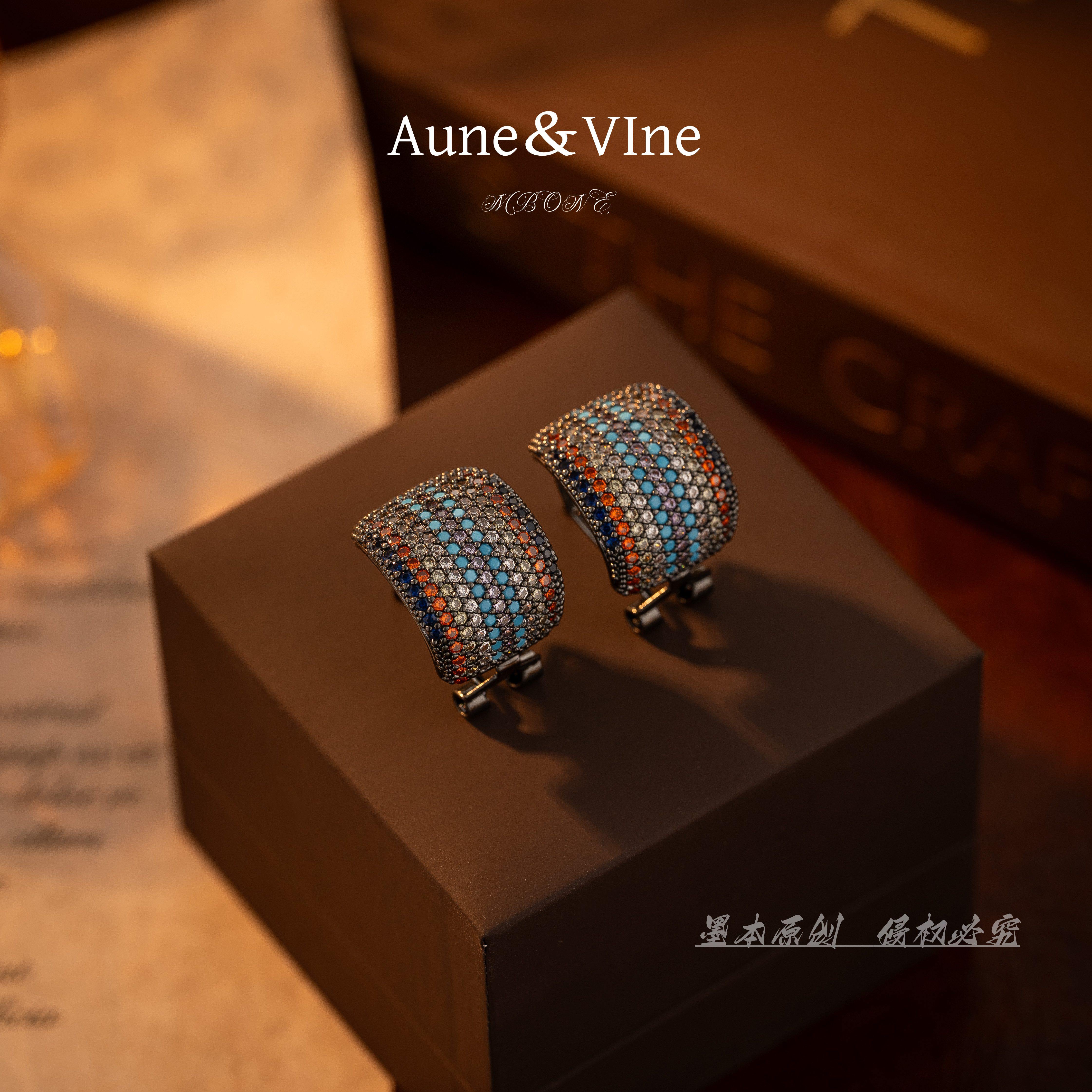 【5049】 法【彩镶双C】 欧美中古重工高奢私定简约耳扣饰,饰品/流行首饰/时尚饰品新,耳钉,淘宝优惠券,粉丝福利购,淘宝优惠卷