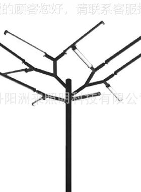 ZOLI洲来Aled景观灯  ZOLAI-TY1花20wled庭院灯头 几何线型6头led