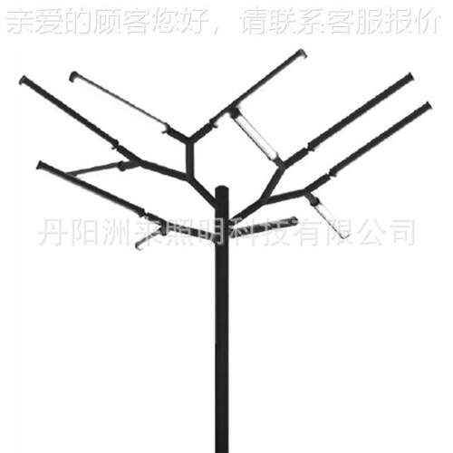 ZOLI洲来Aled景观灯  ZOLAI-TY1花20wled庭院灯头 几何线型6头led