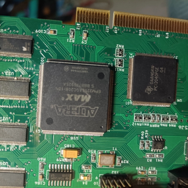 pci2040pge/阿尔epm3256各一颗。工业显卡。（请询价）