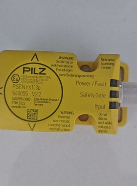 皮尔兹安全开关540055，无包装【议价】