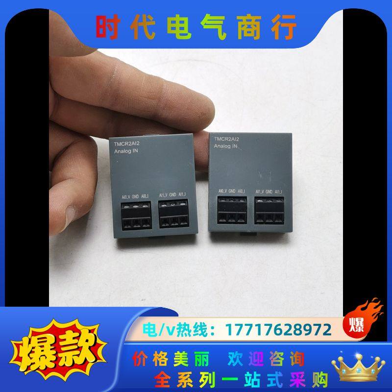 TMCR2AI2PLC两通道模拟量输入模块，功能完好，议价