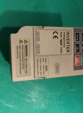 精研变频器/JSCC型号A025，额定电压220V功率:0.