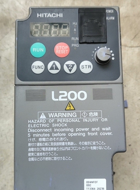 议价日立变频器0.4kw，L200－004NFEF，成色