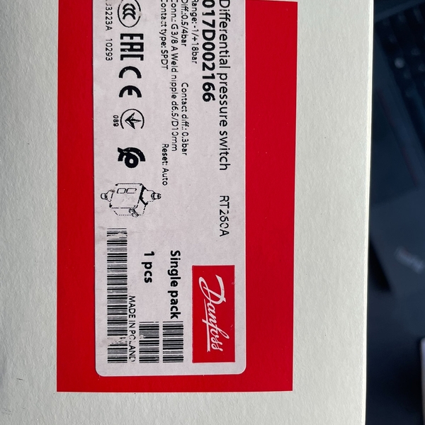 丹佛斯压差控制器RT260A；有需要的联系。【议价】