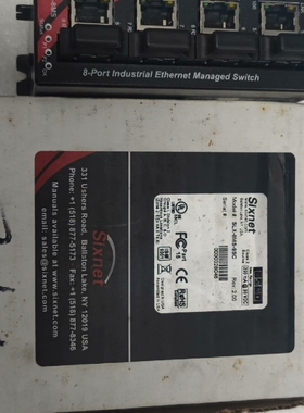 SiXnet 交换机 SLX-8MS-9SC0 ！处理价！【议价】