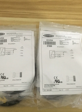 [维修]全新包装美国邦纳QS18VP6DB货号61666实物图！数量