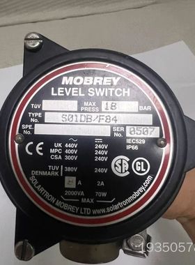 MOBREYS01DB/F84浮球液位开关详谈