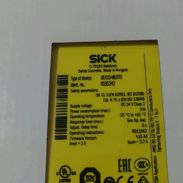 全新SICK西克安全控制器UE410-MU3T0，匈牙利原装