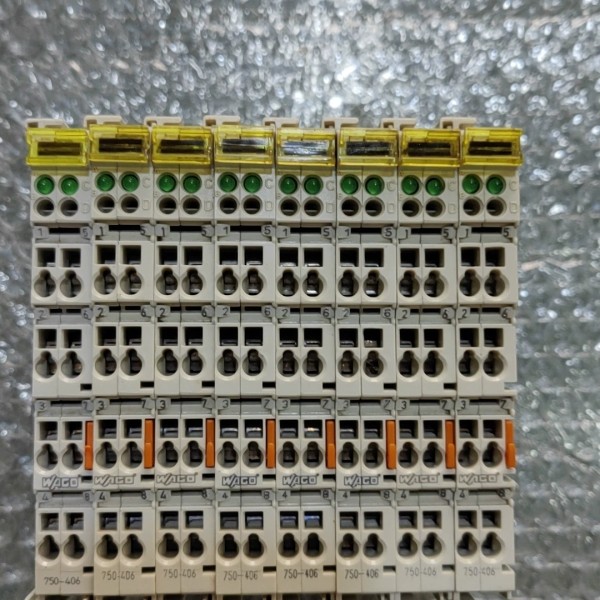 议价WAGO万可PLC模块 750-406  16个 二手拆机的