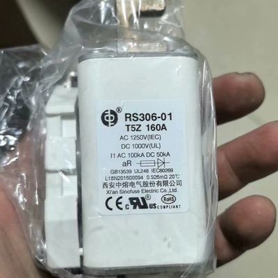 中熔熔断器RS306-01 T5Z 160A1000VDC带