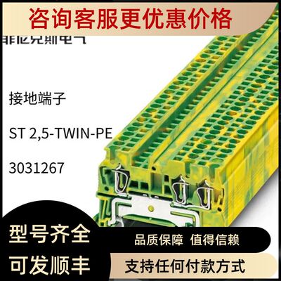 菲尼克斯 3031267-ST2.5-T-PE 直通试一进两
