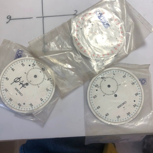 [维修]精工怀表字面 精工计时器字面配件 看图 直径一样都是44