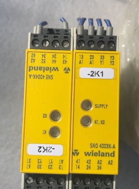 【议价】德国WIELAND安全继电器4003K-A，4M63K，40