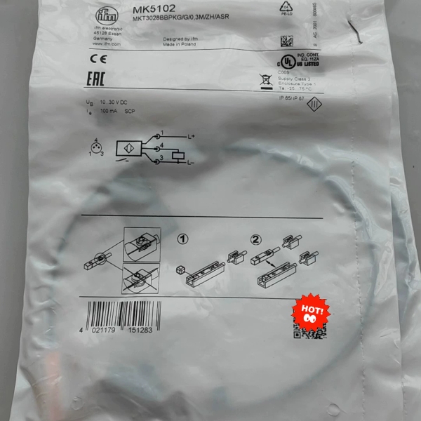 IFM易福门MK5102全新T型槽气缸磁性开关传感器议价