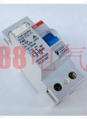 －瑞士ABBF362-40ARCCB 30mA 漏电开关保护断路器