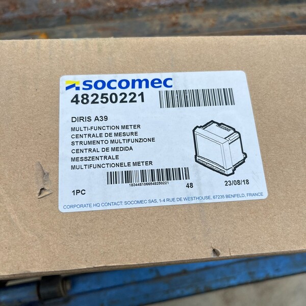 法国溯高美SOCOMEC多功能电表DIRIS A39/482议价