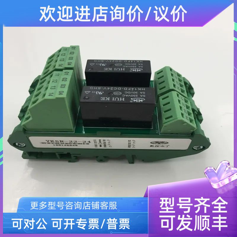 HUIEK继电器YKSR-22-24 HK14FD-DC24V-SHG