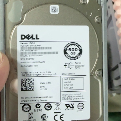 议价DELL 07YX58 7YX58 600G SAS 2.5